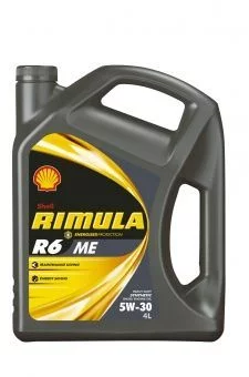 Моторное масло Shell Rimula R6 ME 5W30 4 л
