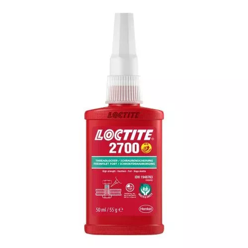 Резьбовой фиксатор высокой прочности, "белый" лист безопасности Loctite 2700