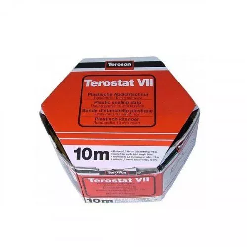 Пластичный герметик-лента, круглый профиль 10м*10мм (черный) Terostat VII