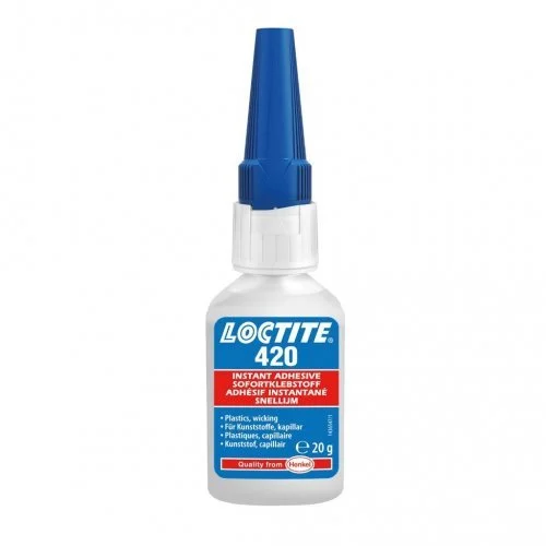 Клей для металлов, резины и пластмасс, капиллярный Loctite 420