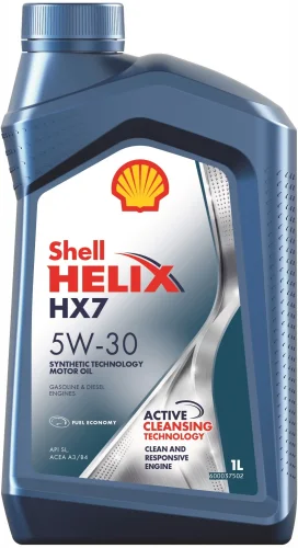 Моторное масло Shell Helix HX7 5W-30 1 л